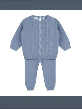 Feltman Brothers Boys Vertical Cable Knit Set Brand New sz 24M